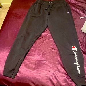 black champion sweatpants